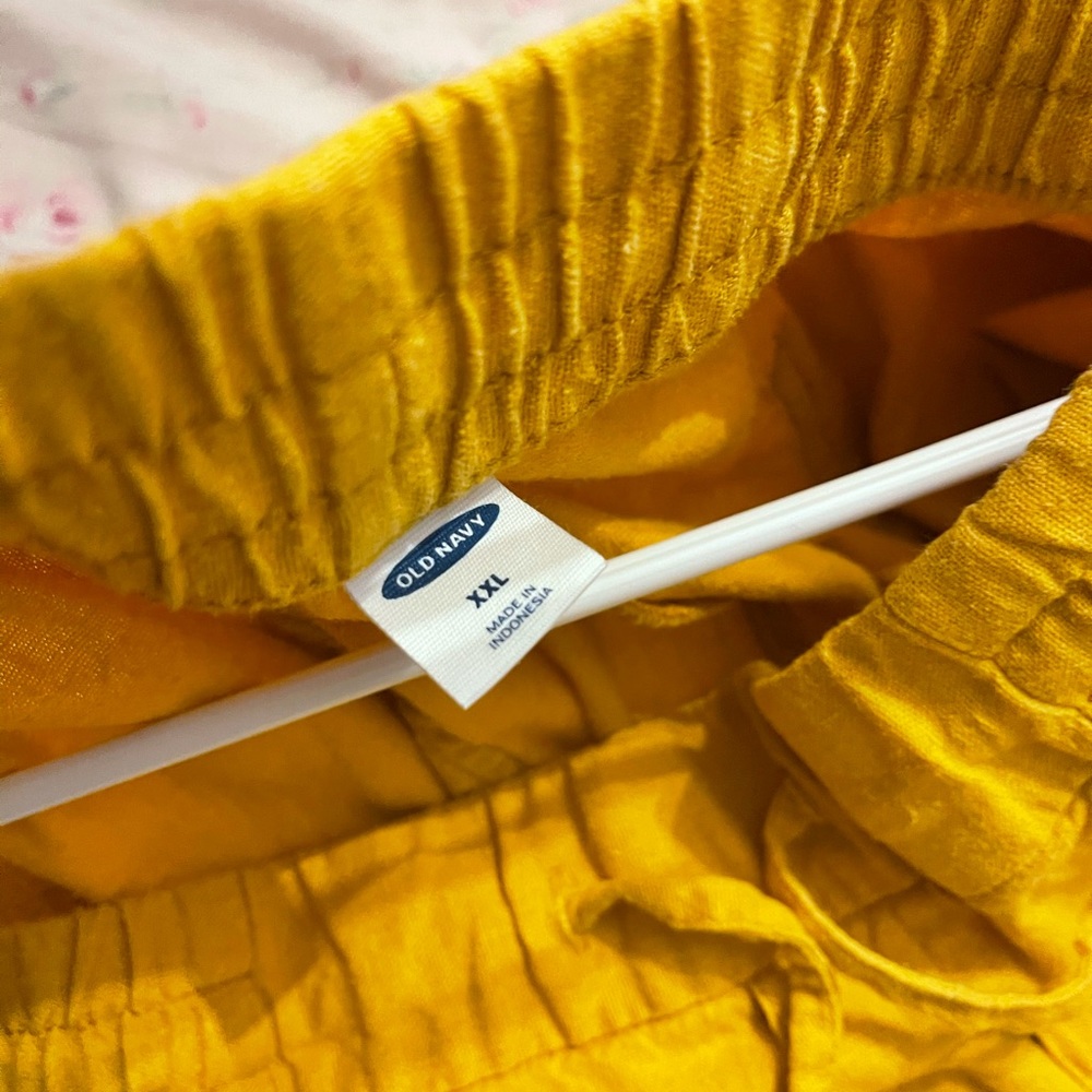 COPY - Old navy linen pants/ mustard/ XXL